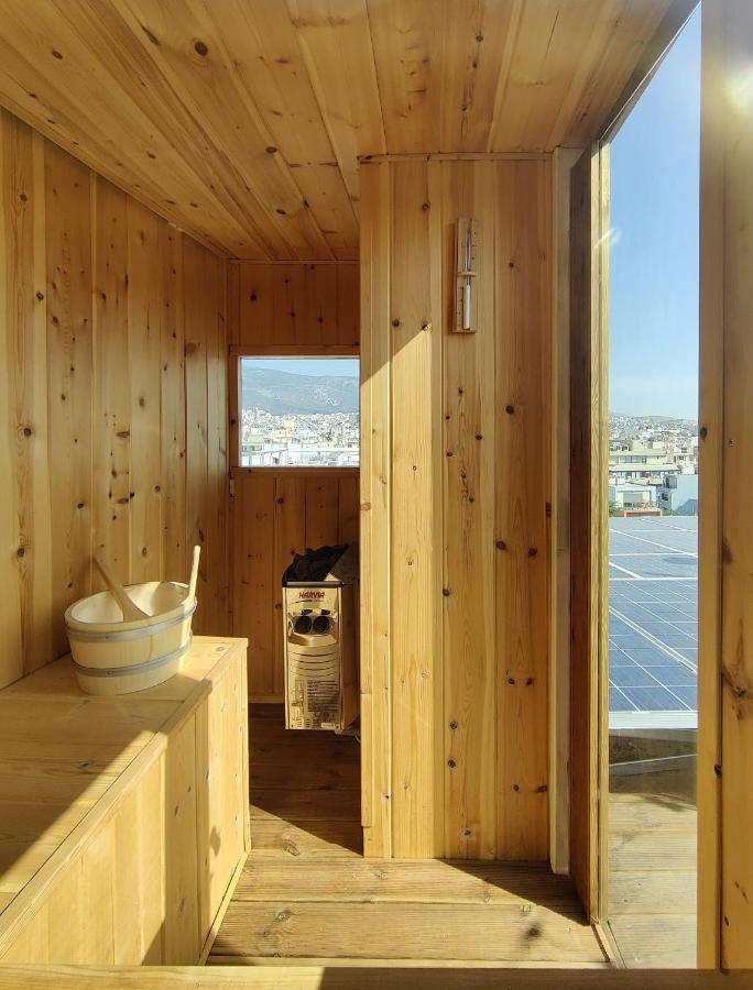 Unique Solar Penthouse With Jacuzzi And Sauna In Central Athene Buitenkant foto